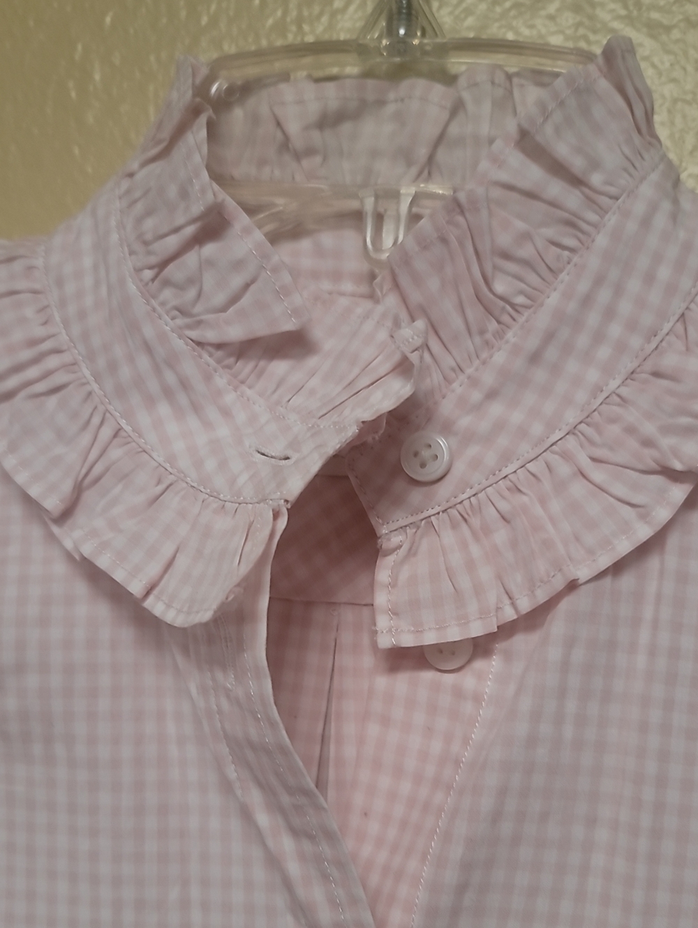 J.Crew|Ruffle Collar Women's Button-Up Shirt EUC - Picture 3 of 8